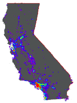 California at night 7